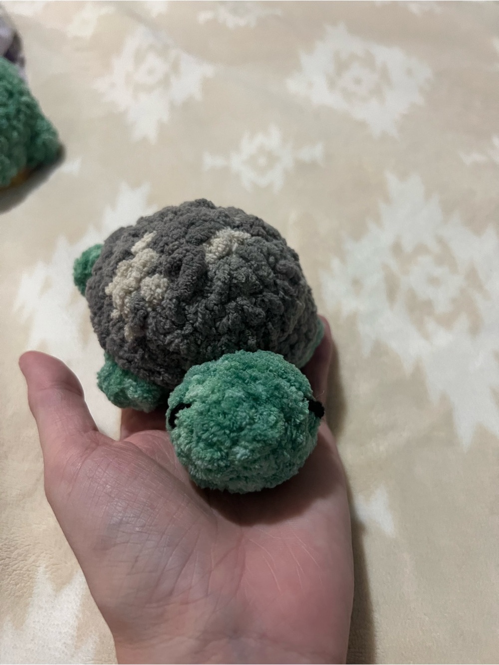 Plush Crocheted Turtle 🐢 - Picture 3 of 5